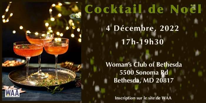 Cocktail de Noël de WAA