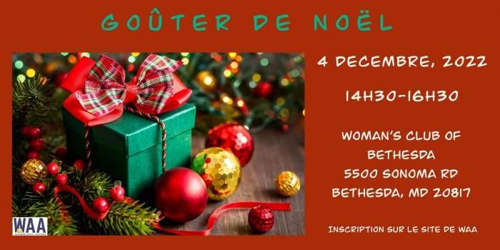 Goûter de Noël de WAA