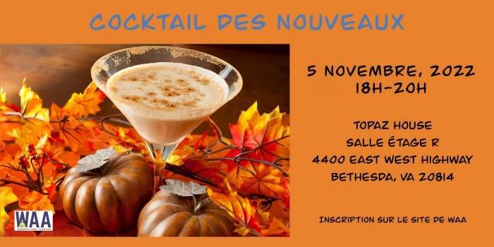 Cocktail des Nouveaux Membres